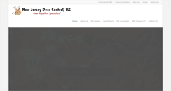 Desktop Screenshot of njdeercontrol.com