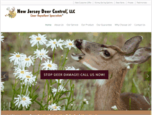 Tablet Screenshot of njdeercontrol.com